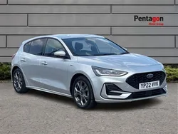 Silver Used 2022 Ford Focus ST-Line Hatchback | £14,859 (Fair price)