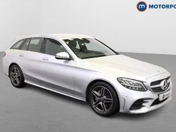Silver Used 2019 Mercedes C200 AMG line Estate | £17,449 (Good price)
