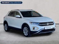 White Used 2022 VW T-Roc Style SUV | £20,272 (Fair price)