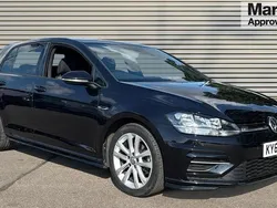 Black Used 2017 VW Golf VII R-line Hatchback | £14,790 (Fair price)