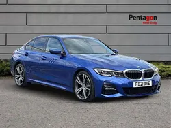 Blue Used 2021 BMW 320 M Sport Sedan | £23,888 (Fair price)