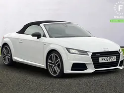 White Used 2018 Audi TT Black Edition Cabriolet | £23,199 (Fair price)