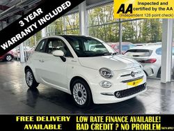 White Used 2021 Fiat 500 Dolcevita Hatchback | £11,000 (Fair price)