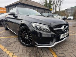 Black Used 2017 Mercedes C220 AMG line Coupe | £11,590 (Good price)