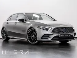Grey Used 2023 Mercedes A180 AMG line Hatchback | £25,495 (Expensive)