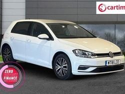 White Used 2018 VW Golf VII SE Hatchback | £13,750 (Fair price)
