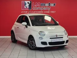 Bossa nova white Used 2015 Fiat 500S S Hatchback | £4,295 (Fair price)