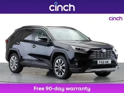 Black Used 2021 Toyota RAV4 Hybrid SUV | £22,099 (Fair price)