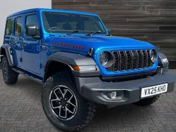 Blue Used 2025 Jeep Wrangler Rubicon SUV | £53,690 (Expensive)