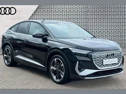 Black Used 2024 Audi Q4 e-tron S-Line SUV | £32,490 (Super price)