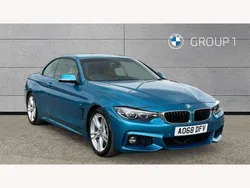 Blue Used 2018 BMW 420 M Sport Cabriolet | £14,495 (Fair price)