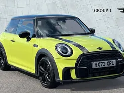 Zesty yellow Used 2023 Mini Cooper Premium Hatchback | £24,475 (Fair price)