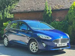 Blue Used 2018 Ford Fiesta Zetec Hatchback | £7,995 (Fair price)