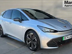Metallic geyser silver Used 2024 Cupra Born e-Boost Hatchback | £25,890 (Fair price)