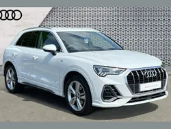 White Used 2022 Audi Q3 S-Line SUV | £26,592 (Good price)
