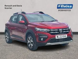 Metallic fusion red Used 2022 Dacia Sandero Prestige Hatchback | £12,500 (A bit pricey)