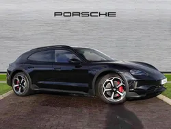 Jet black metallic New 2024 Porsche Taycan 4S Cross Turismo Sedan | £109,000 (A bit pricey)