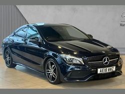 Blue Used 2018 Mercedes CLA200 AMG line Coupe | £14,980 (Fair price)