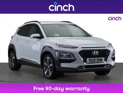 White Used 2021 Hyundai Kona Premium SE SUV | £13,849 (Fair price)