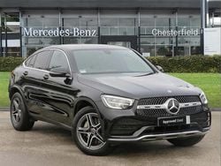 Black Used 2021 Mercedes GLC220 AMG line Coupe | £29,650 (Fair price)