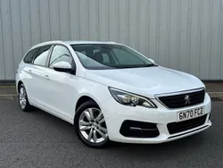 White Used 2020 Peugeot 308 Active Estate | £5,495 (Good price)