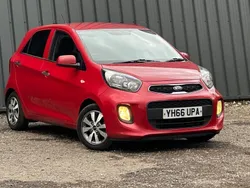 Red Used 2016 Kia Picanto Hatchback | £3,295 (Fair price)