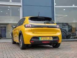 Yellow Used 2020 Peugeot e-208 Allure Hatchback | £9,051 (Fair price)