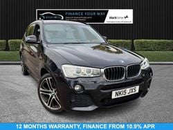 Black Used 2015 BMW X3 M Sport SUV | £11,495 (Fair price)