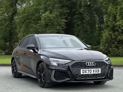 Black Used 2020 Audi A3 Sportback S-Line Hatchback | £17,495 (Fair price)