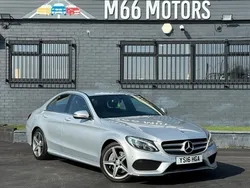 Silver Used 2016 Mercedes C250 AMG line Sedan | £10,000 (Super price)