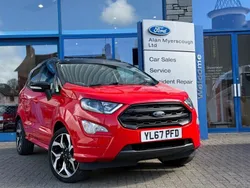 Red Used 2018 Ford Ecosport ST-Line SUV | £10,695 (Fair price)