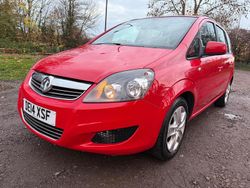 Red Used 2014 Vauxhall Zafira MPV | £3,995 (Fair price)