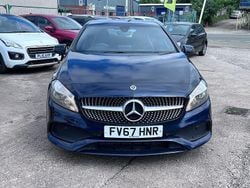 Blue Used 2017 Mercedes A180 AMG line Hatchback | £9,490 (Fair price)