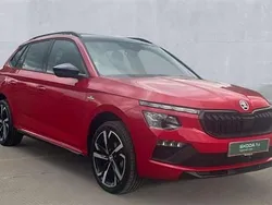 Velvet red Used 2025 Skoda Kamiq Monte Carlo SUV | £22,950 (Fair price)