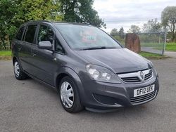 Grey Used 2012 Vauxhall Zafira MPV | £3,195 (Fair price)