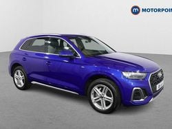 Blue Used 2021 Audi Q5 S-Line SUV | £27,299 (Fair price)