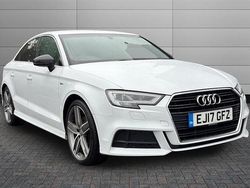 Glacier white Used 2017 Audi A3 S-Line Sedan | £17,150 (Expensive)