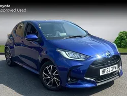 Blue Used 2022 Toyota Yaris Hybrid Design | £16,665 (Super price)