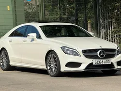 White Used 2015 Mercedes CLS350 AMG line Coupe | £11,995 (Super price)