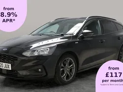 Black Used 2020 Ford Focus ST-Line Estate | £9,217 (Good price)