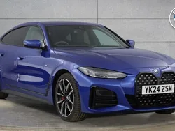 Blue Used 2024 BMW 420 Gran Coupé M Sport Coupe | £37,850 (Fair price)