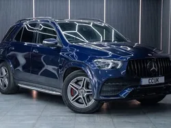 Blue Used 2021 Mercedes GLE350 AMG line SUV | £37,657 (Fair price)