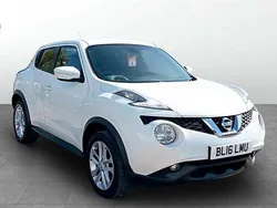 White Used 2016 Nissan Juke N-Connecta SUV | £7,499 (Fair price)