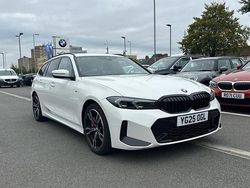 White Used 2025 BMW 320 M Sport Estate | £34,343 (Fair price)