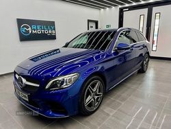 Blue Used 2019 Mercedes C300 AMG line Estate | £18,750 (Fair price)