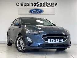Chrome blue Used 2022 Ford Focus Titanium X Hatchback | £15,995 (Fair price)
