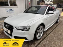 White Used 2013 Audi A5 Cabriolet S-Line Cabriolet | £5,995 (Fair price)