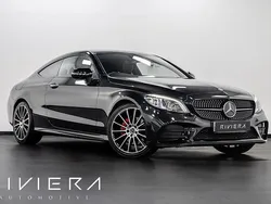 Black Used 2022 Mercedes C220 AMG line Coupe | £28,995 (Expensive)
