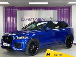 Blue Used 2019 Jaguar F-Pace R-Sport SUV | £16,800 (Fair price)