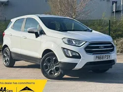 White Used 2018 Ford Ecosport Zetec SUV | £7,995 (Fair price)